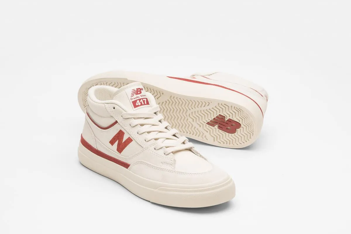 New Balance Shoes Numeric Franky Villani 417 - Sea Salt/Rust