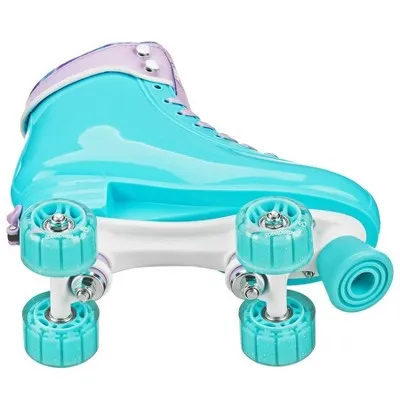 New - Roller Derby Gumdrop Kids' Adjustable Quad Skate - Mint (3-6)