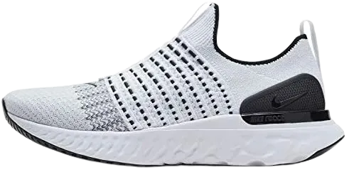 Nike React Phantom Run Flyknit 2 White Black Men's