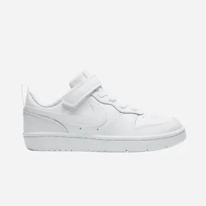 Nike scarpa sneakers da ragazzo Court Borough Low 2 PSV BQ5451 100 bianco