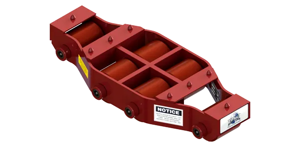 Non Tilt Rigid Utility Skate HUM-HD-15-P | 7.5 Ton Capacity - Polyurethane Rollers