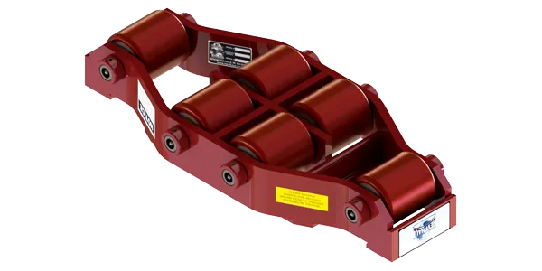 Non Tilt Swivel Utility Skate HUMS-HD-75-P | 20 Ton Capacity - Polyurethane Rollers