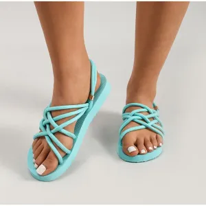 OCW Summer Women Braided Rope Comfortable Casual Sandals