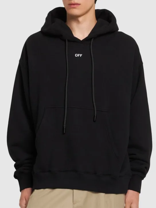 Off-White   Off Stamp Skate cotton hoodie 