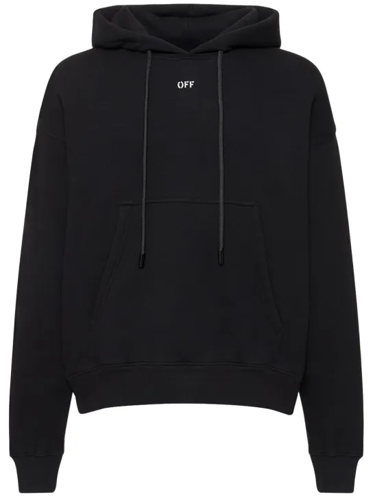 Off-White   Off Stamp Skate cotton hoodie 