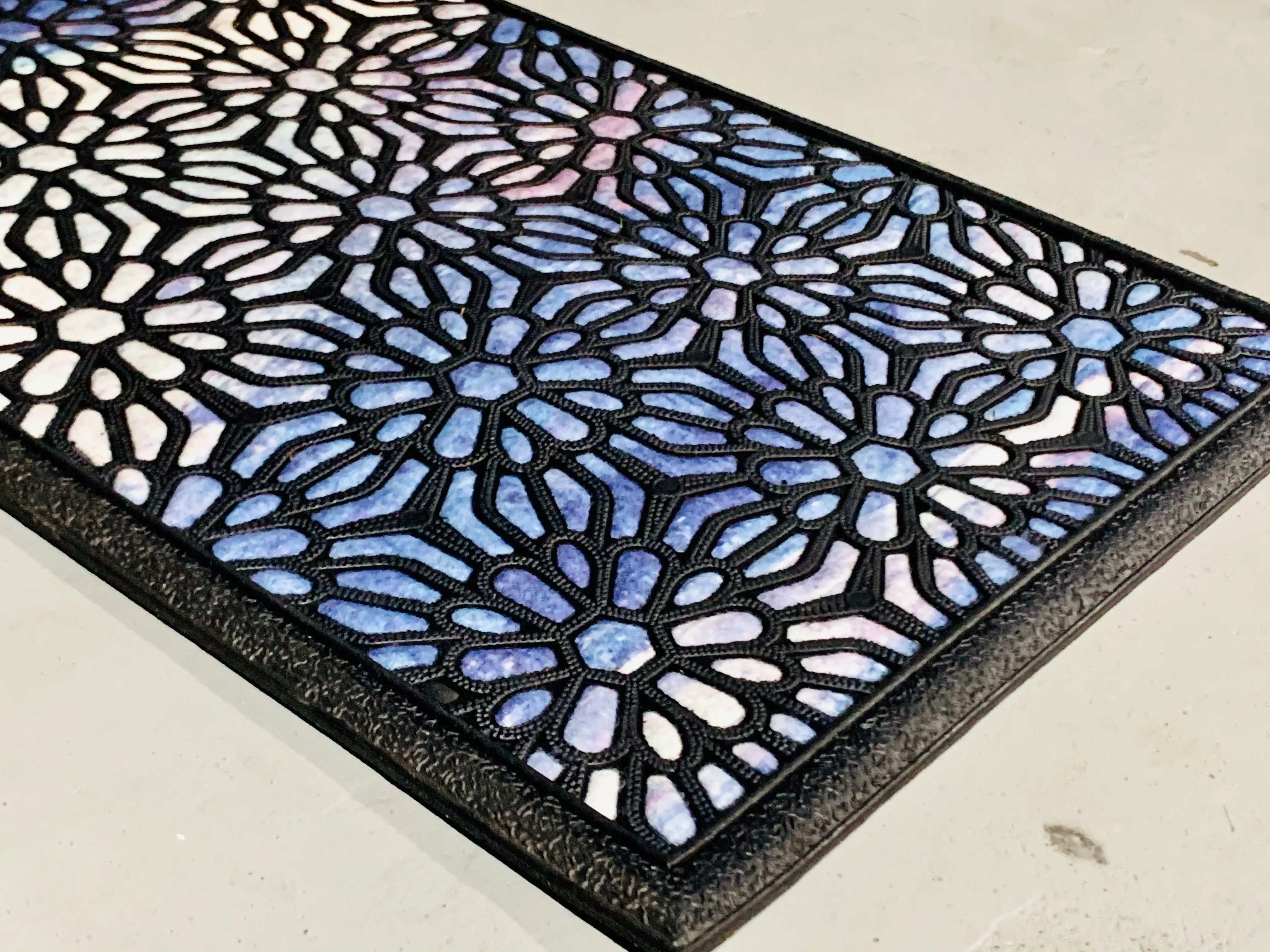 OnlyMat Floral Pattern All-Purpose Doormat