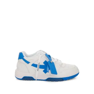 Out Of Office Leather Sneaker in White/Blue