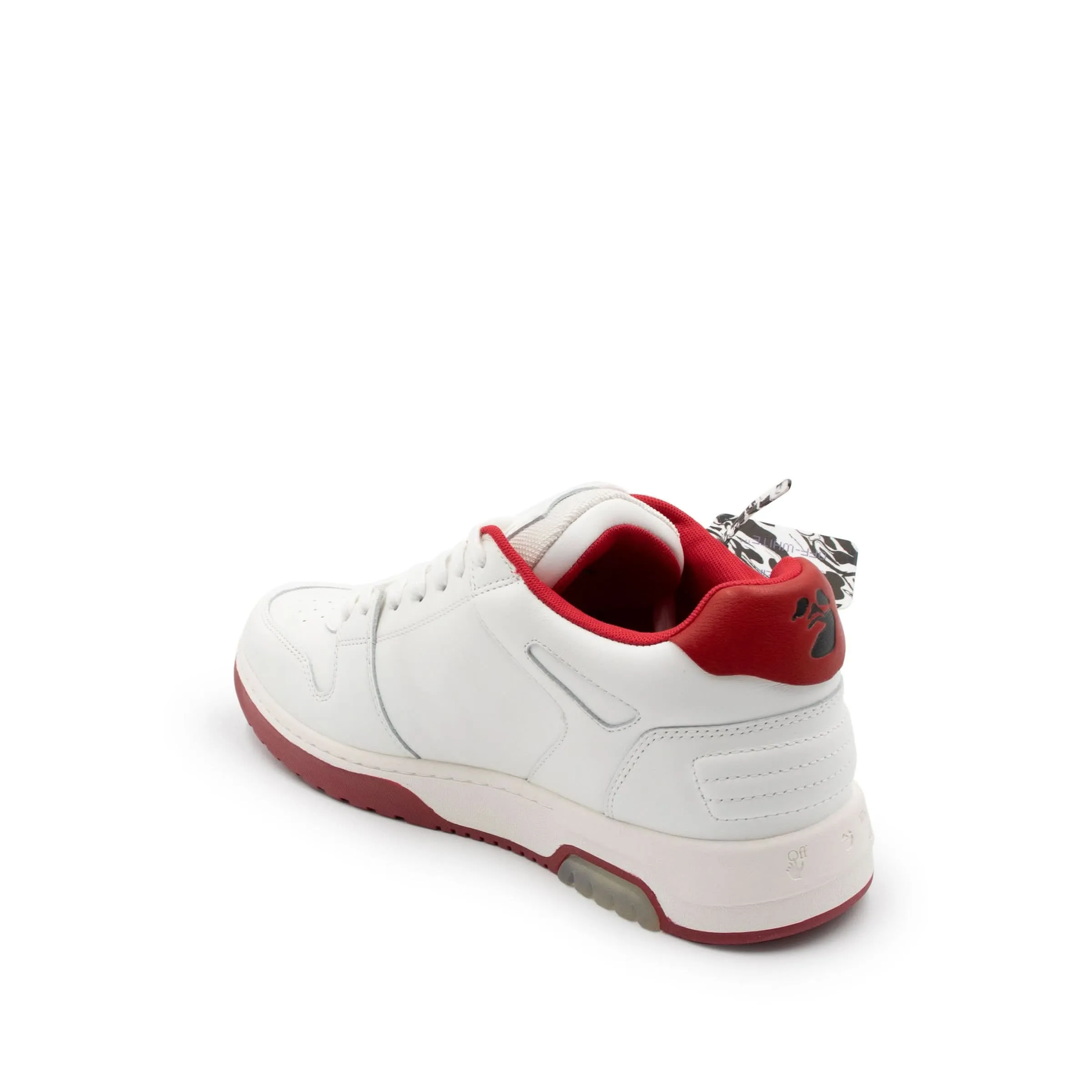 Out Of Office Low Sneaker in White/Red