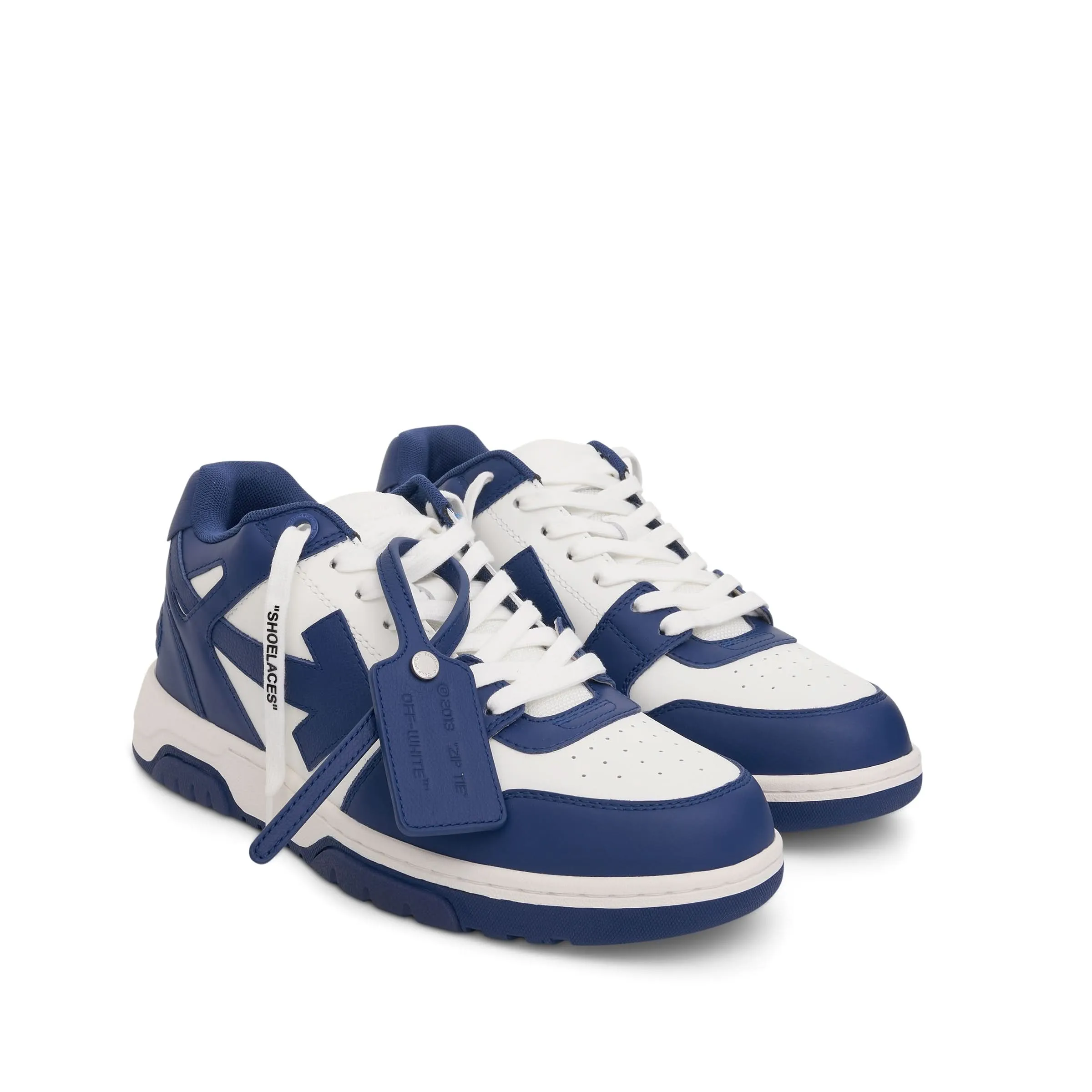 Out Of Office Sneakers in White & Dark Blue