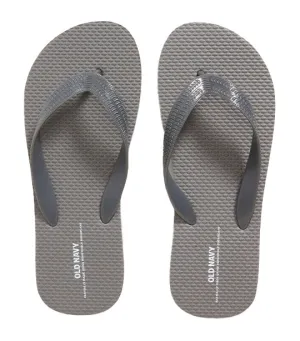 Plant-Based Classic Flip-Flop Sandals for Kids - Gray Oyster