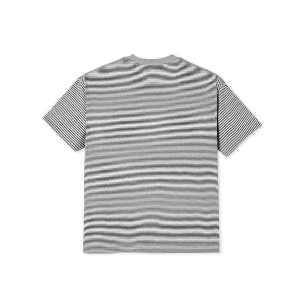 Polar Skate Co Stripe Pocket T-Shirt - Grey