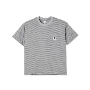 Polar Skate Co Stripe Pocket T-Shirt - Grey