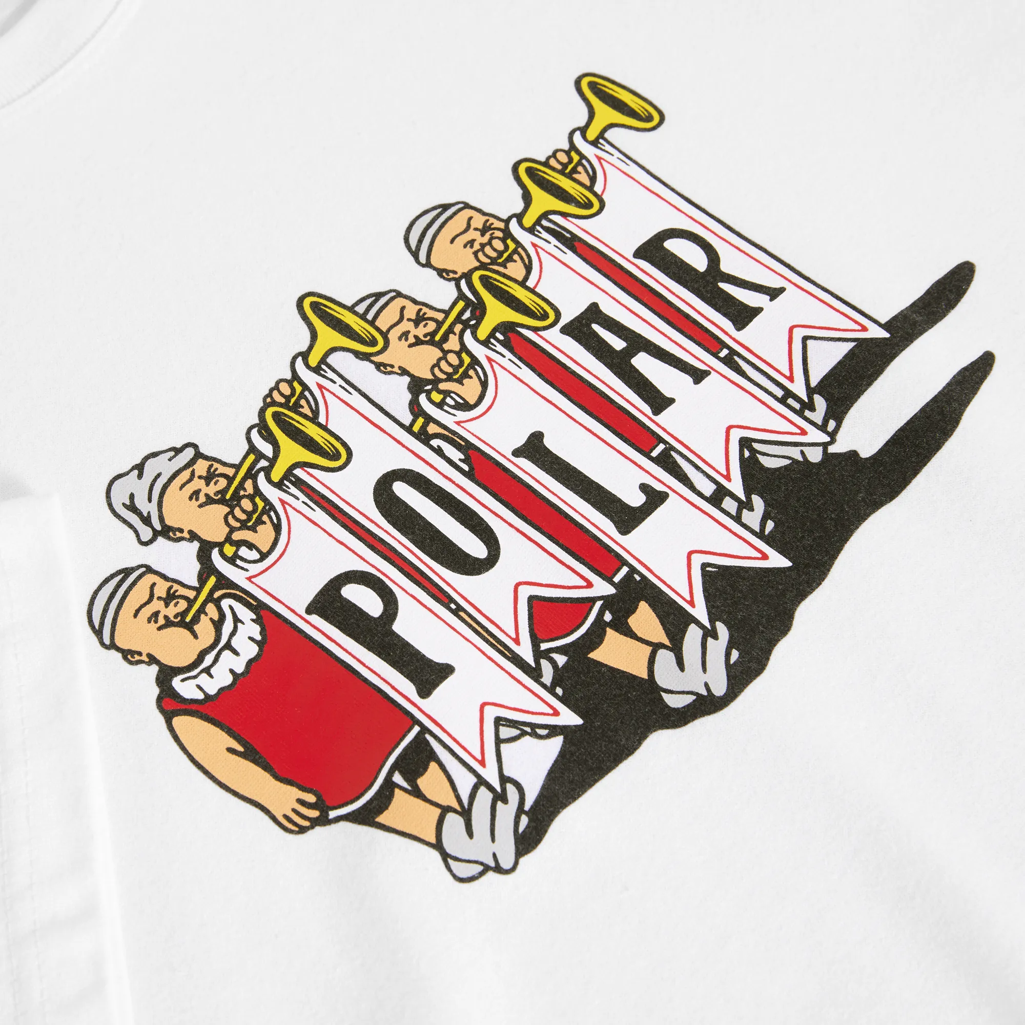 Polar Skate Co - Trumpets Tee -White