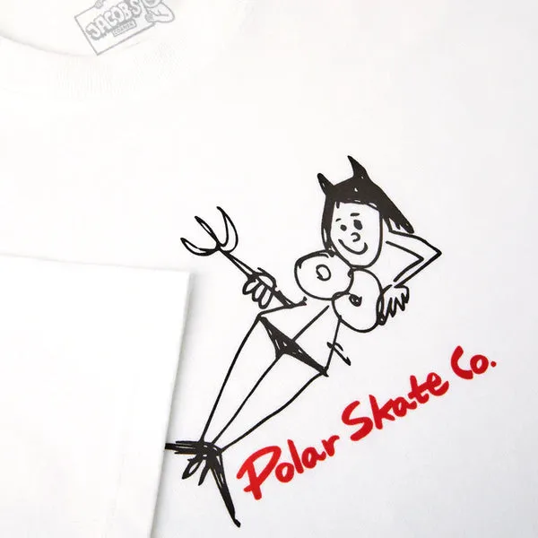 Polar Skate Devil Woman T-Shirt - White