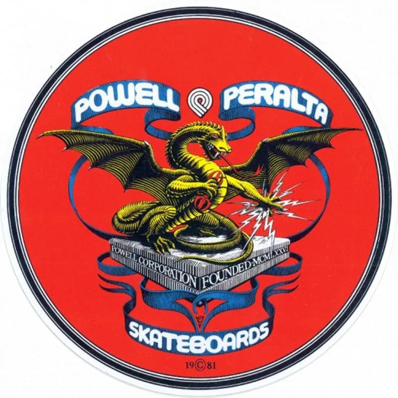 Powell Peralta Banner Dragon Sticker