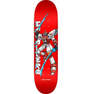 Powell Peralta Steve Caballero Gundam Skateboard Deck - 8.25" Red