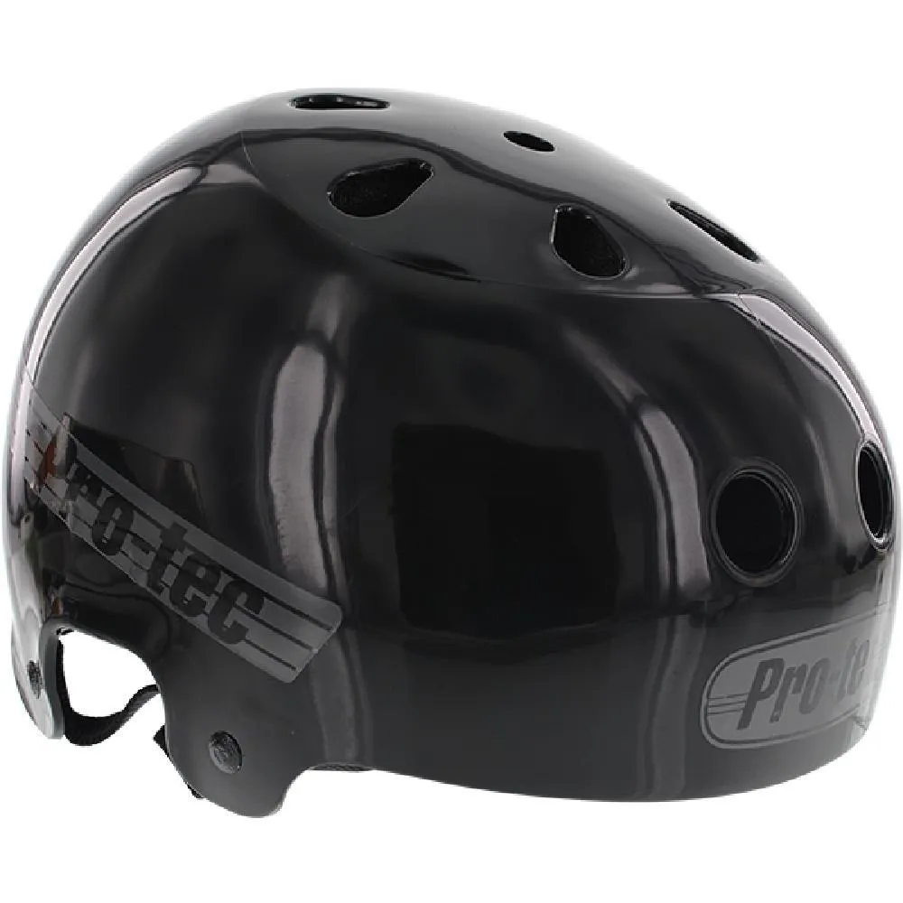 Pro-Tec Lasek Black Longboard Skateboard Helmet