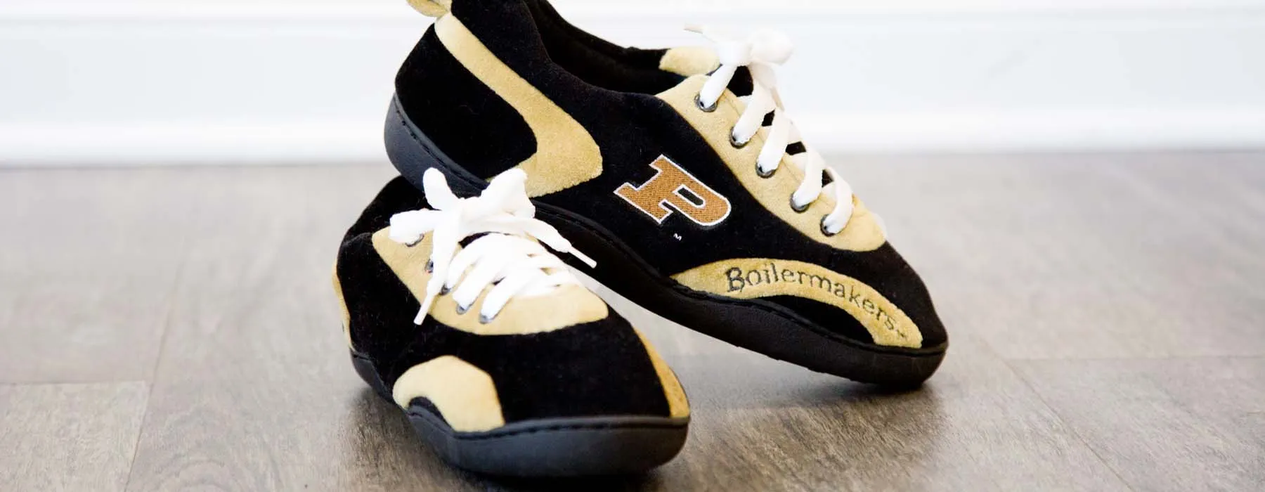 Purdue Boilermakers All Around Rubber Soled Slippers