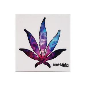  "Cosmic Leaf" 3" Sticker By DRI