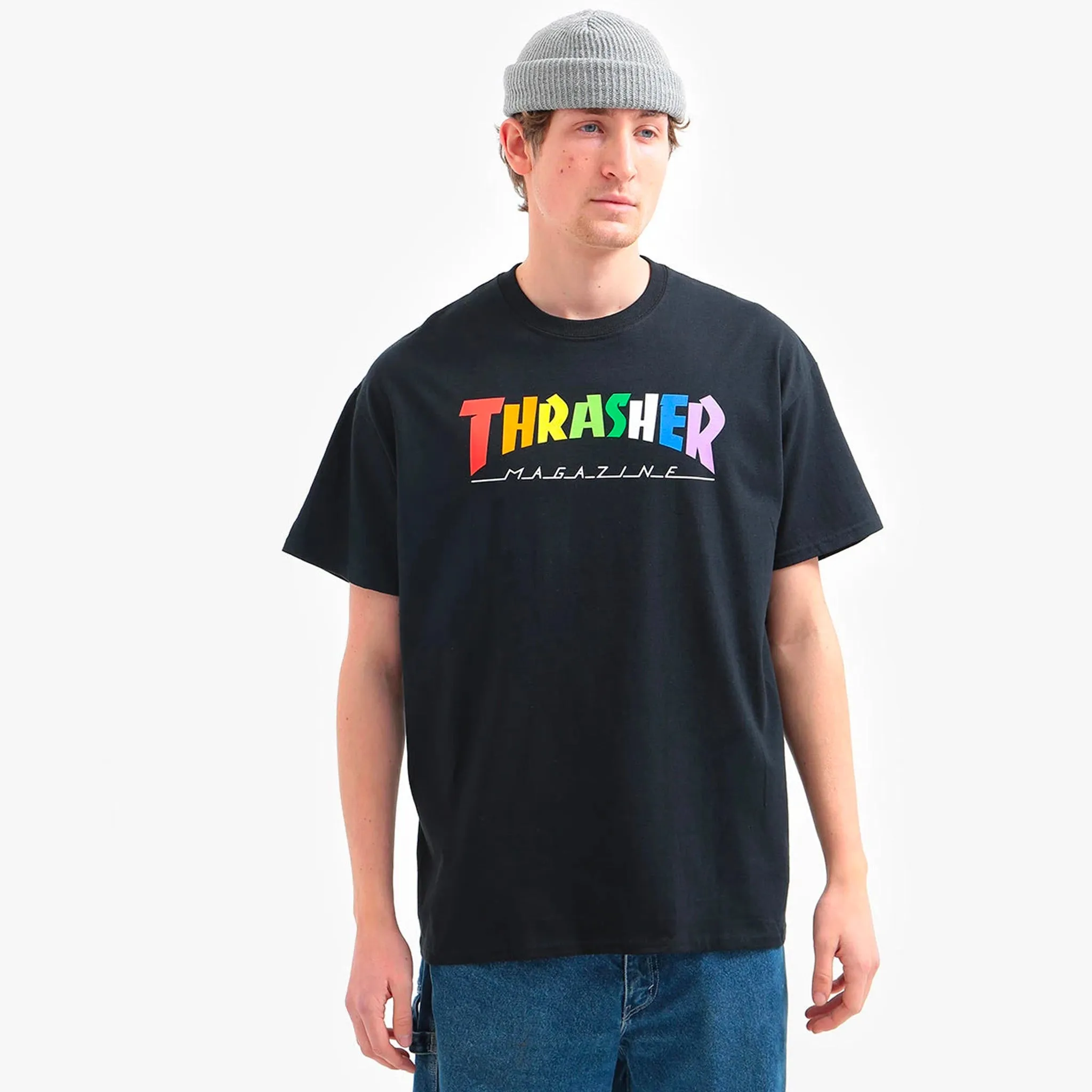 Rainbow Mag Tee (Black)