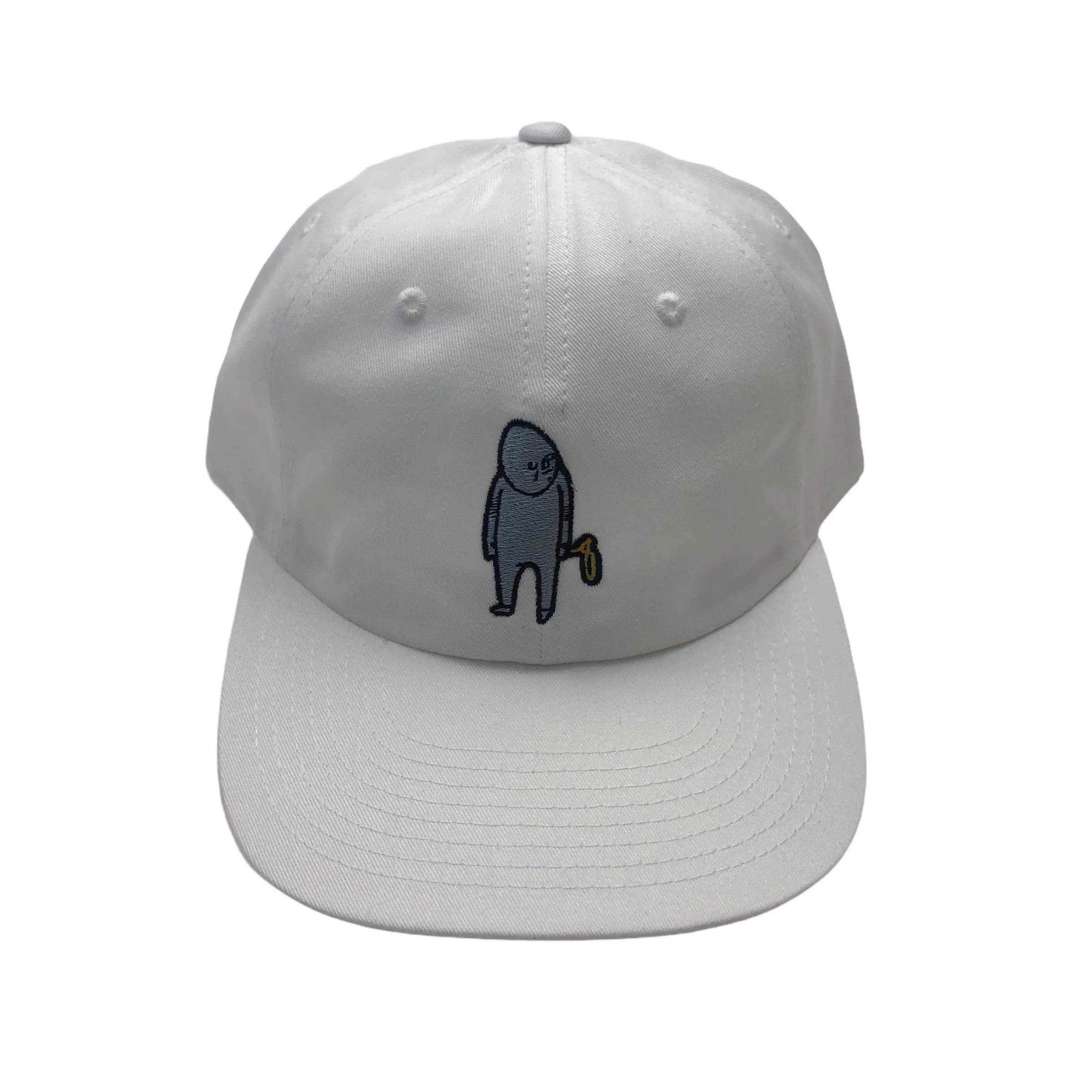 RELIEF STRAP BACK HAT WHITE