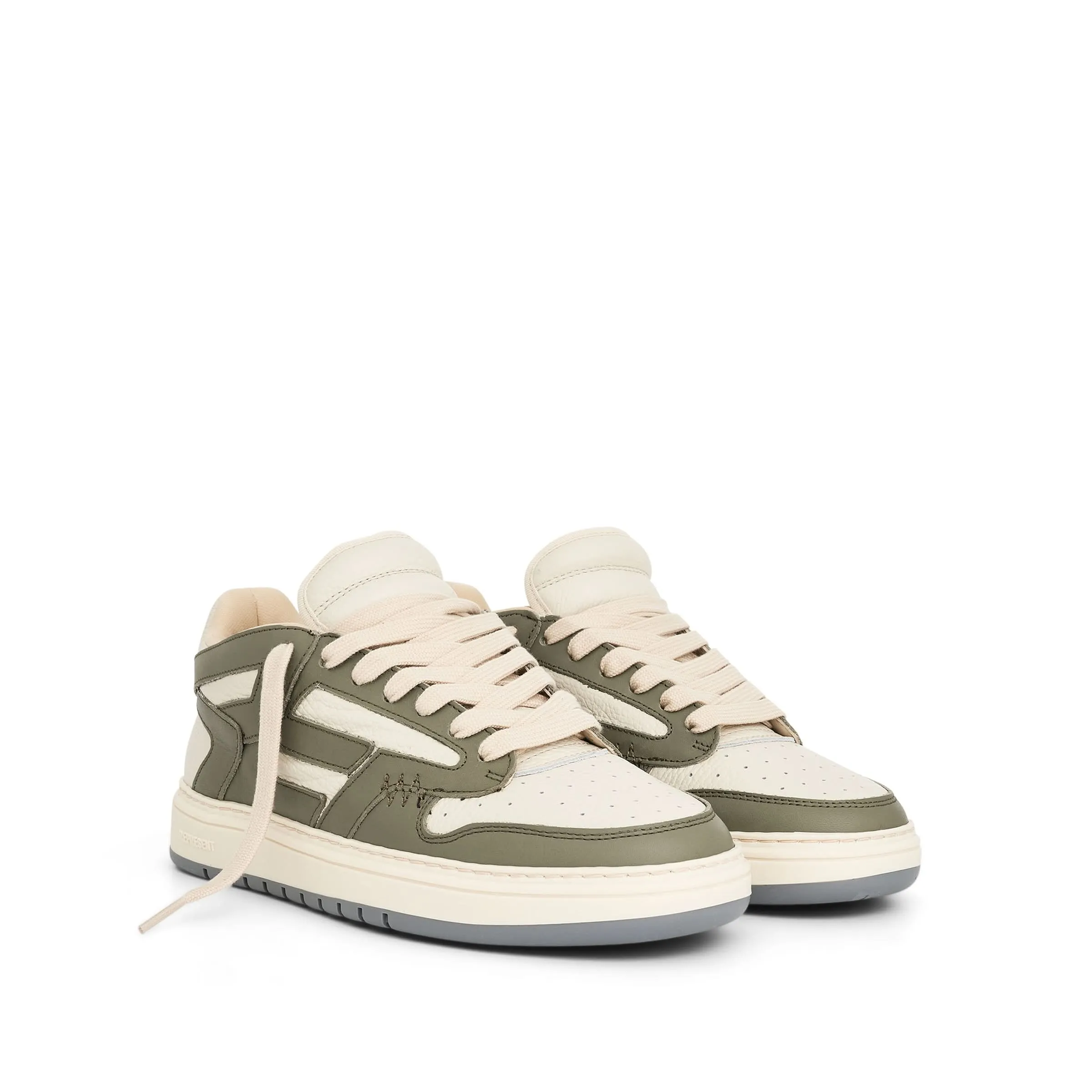 Reptor Low Sneaker in Khaki/Cream