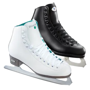 Riedell Figure Skates Set, Model 10 Opal Skate Set, Black or White