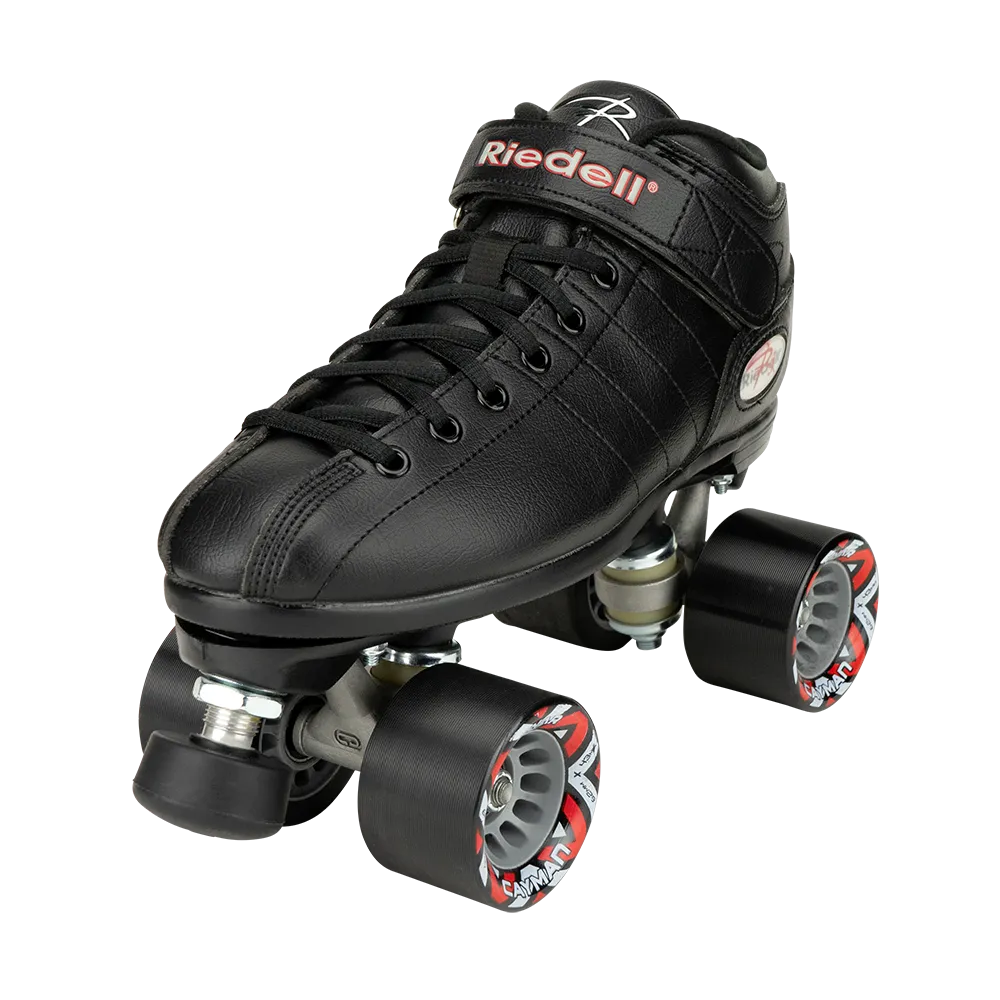 Riedell R3 Med Black Roller Skates