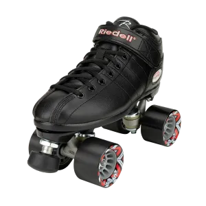 Riedell R3 Med Black Roller Skates