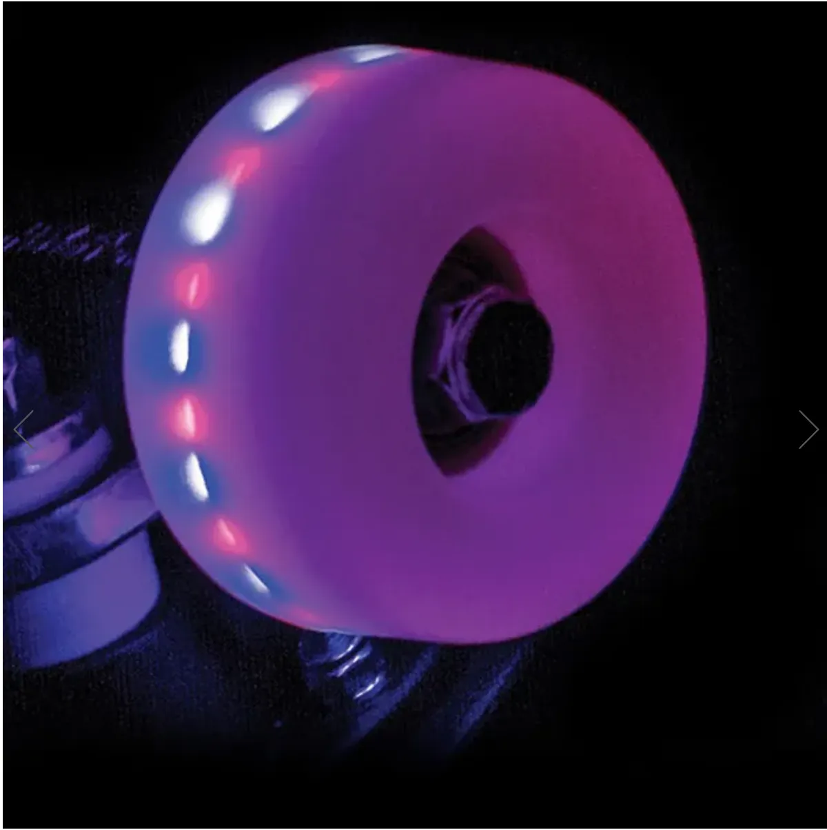 Rio Roller Light Up Quad Roller Skate Wheels 58Mm - Frost Pink