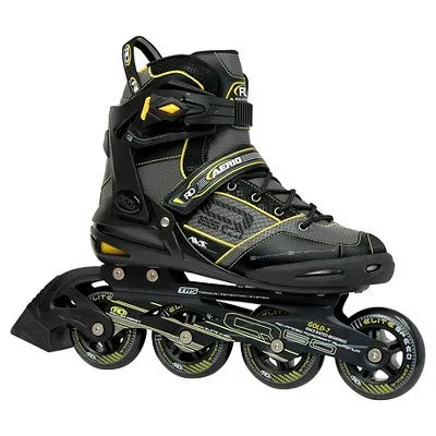 Roller Derby Men's Aerio Q-60 Inline Skates - Black/Yellow (9)