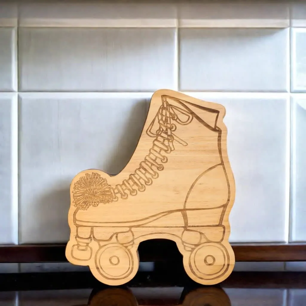 Roller Skate Wood Board - 13" x 15"