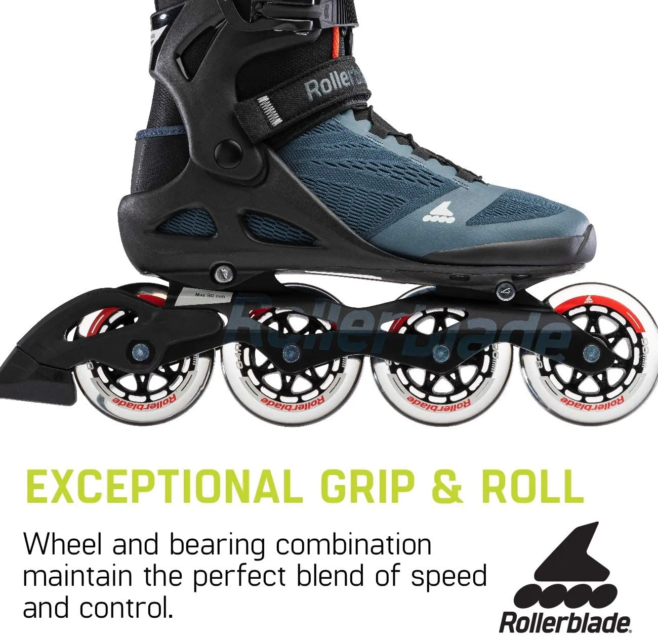 Rollerblade Macroblade 90 Orion Blue/Spicy Orange 12.5