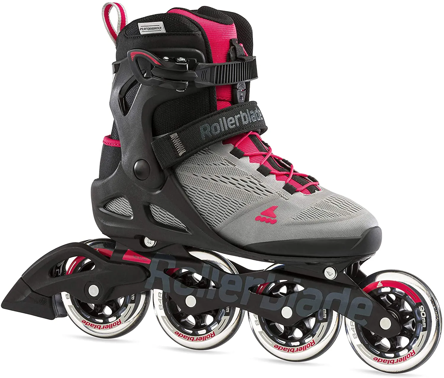 Rollerblade Macroblade 90 Womens Neutral Grey/Paradise Pink 7