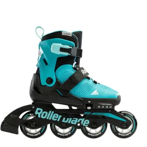 Rollerblade Microblade - Aqua/Black - Adjustable Size Junior Skates - Size 11-1 only Sale