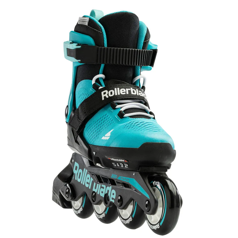 Rollerblade Microblade - Aqua/Black - Adjustable Size Junior Skates - Size 11-1 only Sale