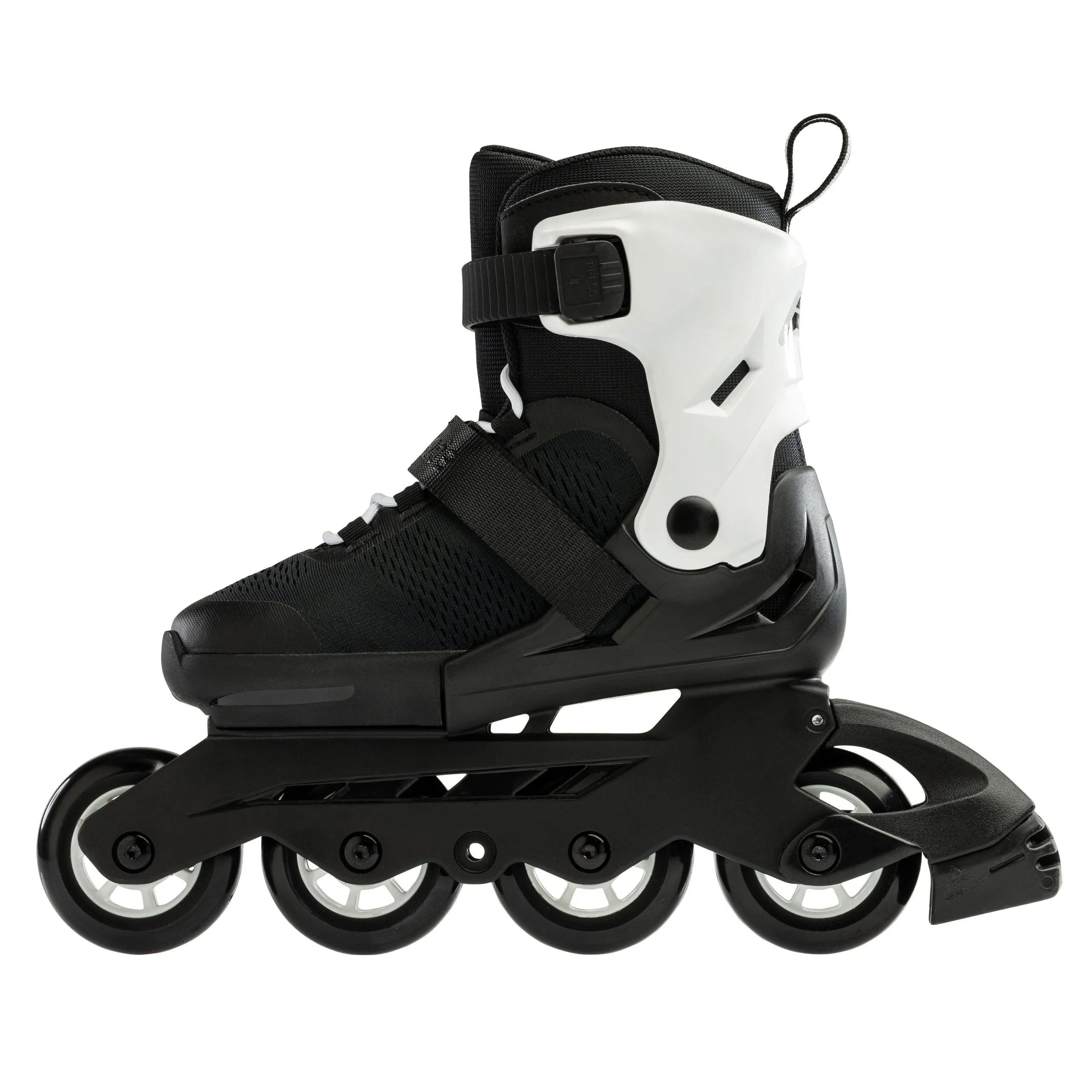 Rollerblade Microblade - Black/White - Adjustable Size Skates