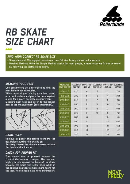 Rollerblade RB 80 Complete Skates - 2024