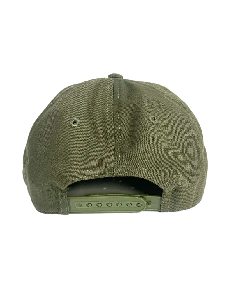 Rose Street Bubble Logo Hat Olive