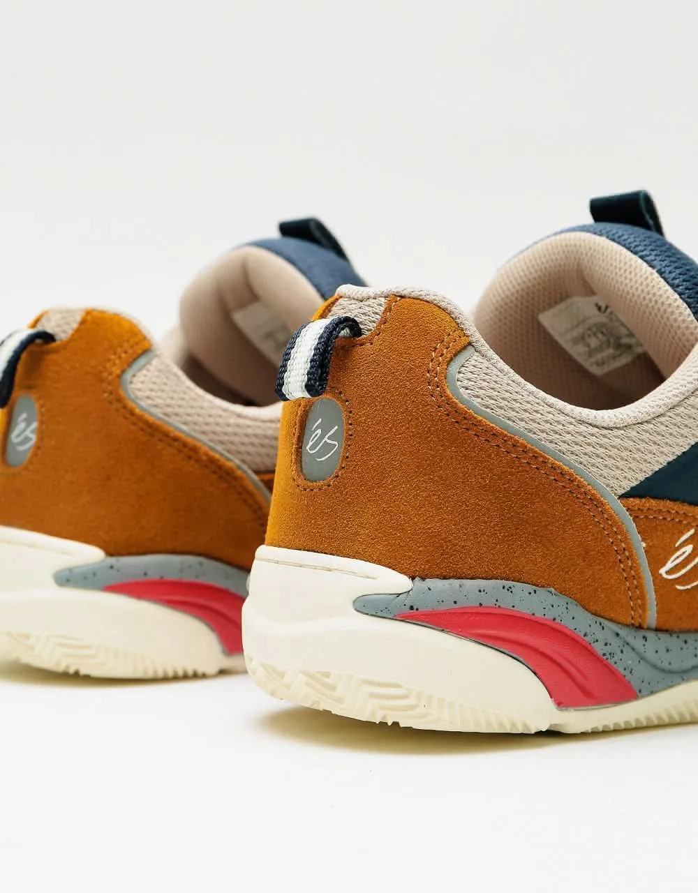 éS Silo Skate Shoes - Brown/Tan/Blue