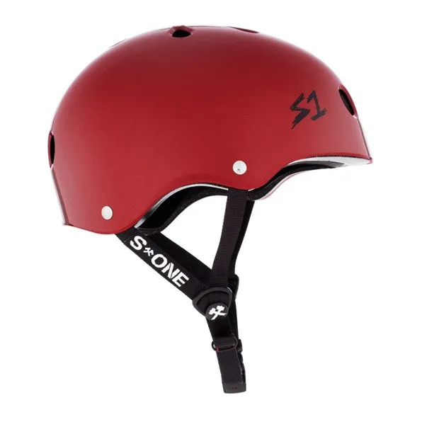 S1 Lifer Helmet Blood Red Matte - Certified