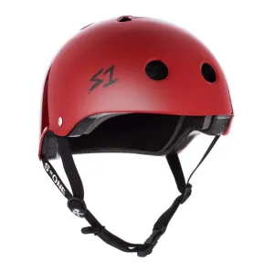 S1 Lifer Helmet Blood Red Matte - Certified