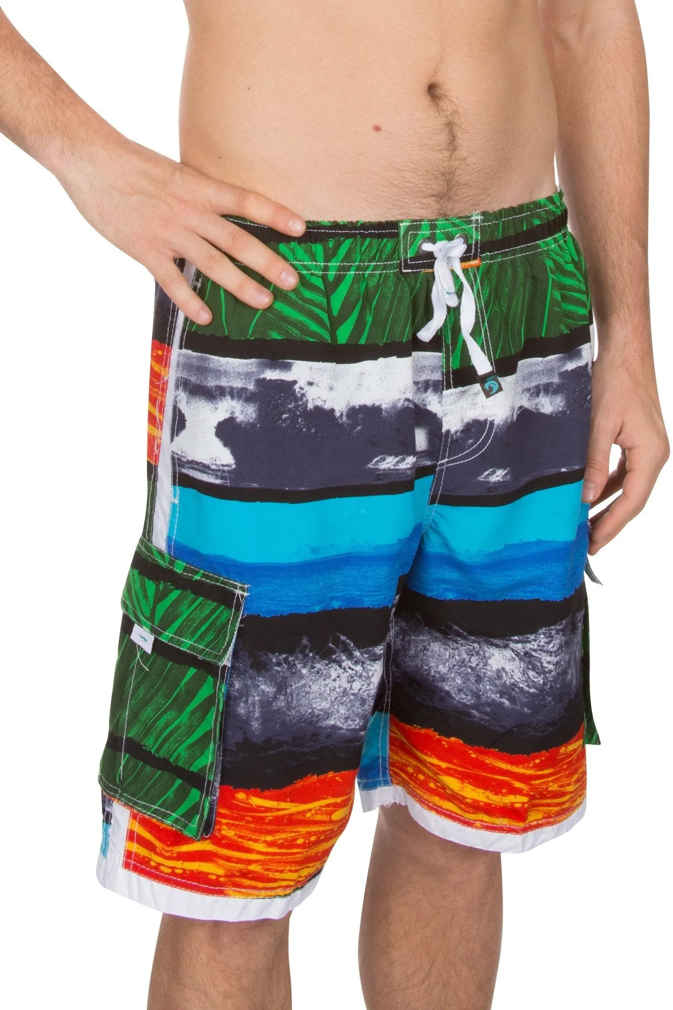 Sakkas Stingray Skate Surf Cargo Swim Trunks