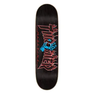 Santa Cruz 8.5" x 32.2" Thrasher Screaming Flame Logo Skateboard Deck