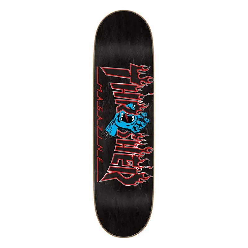 Santa Cruz 8.5" x 32.2" Thrasher Screaming Flame Logo Skateboard Deck