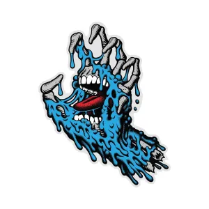 Santa Cruz Melting Hand 4.25 x 5 Sticker