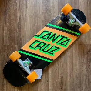 SANTA CRUZ - Street Skate Black/Orange 29.05" Cruiser Skateboard