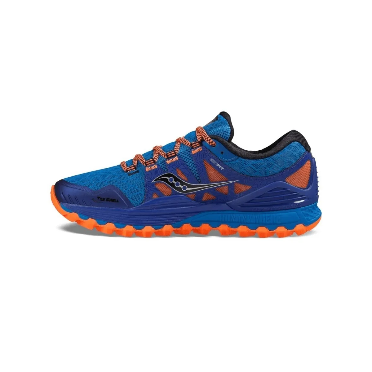 Saucony Xodus ISO Running Shoes Blue Orange