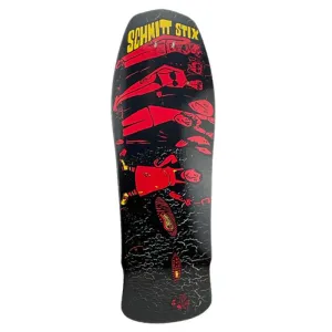 Schmitt Stix 10.125" x 30.625" CRACKLE Joe Lopes BBQ Limited Skateboard Deck