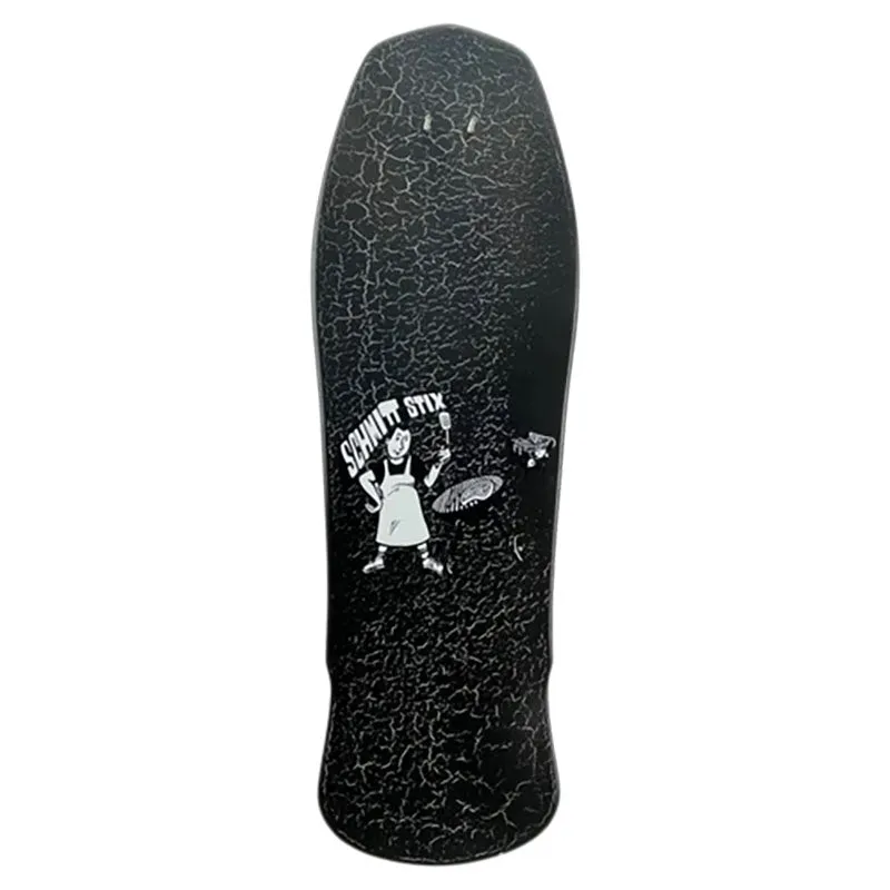 Schmitt Stix 10.125" x 30.625" CRACKLE Joe Lopes BBQ Limited Skateboard Deck